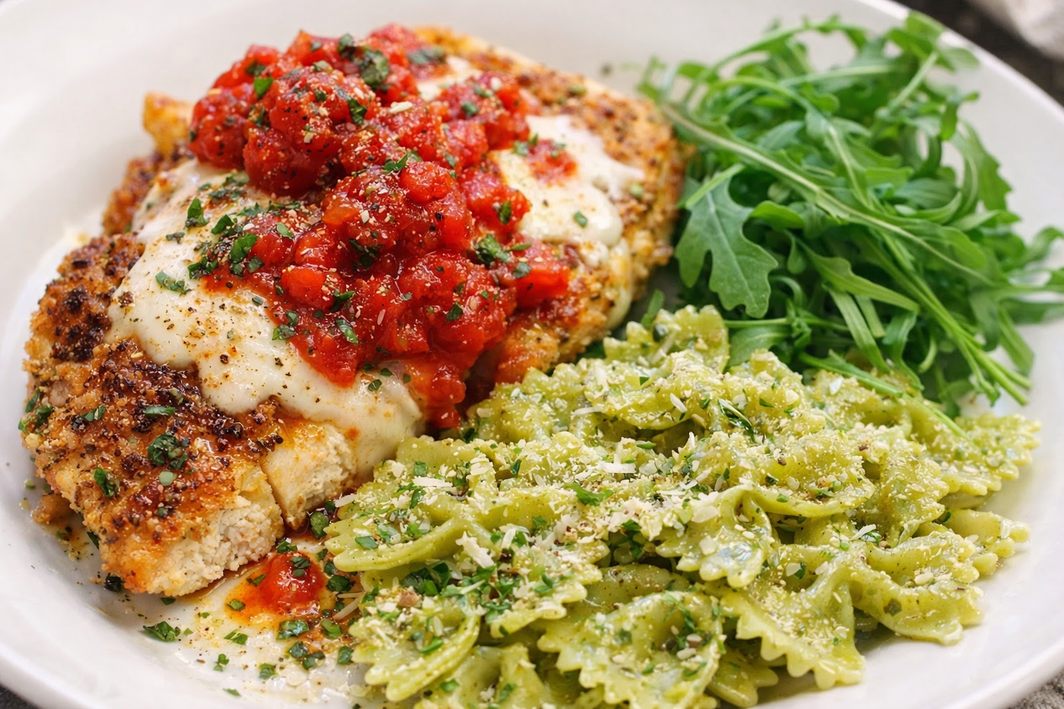 Poulet à la mozzarella